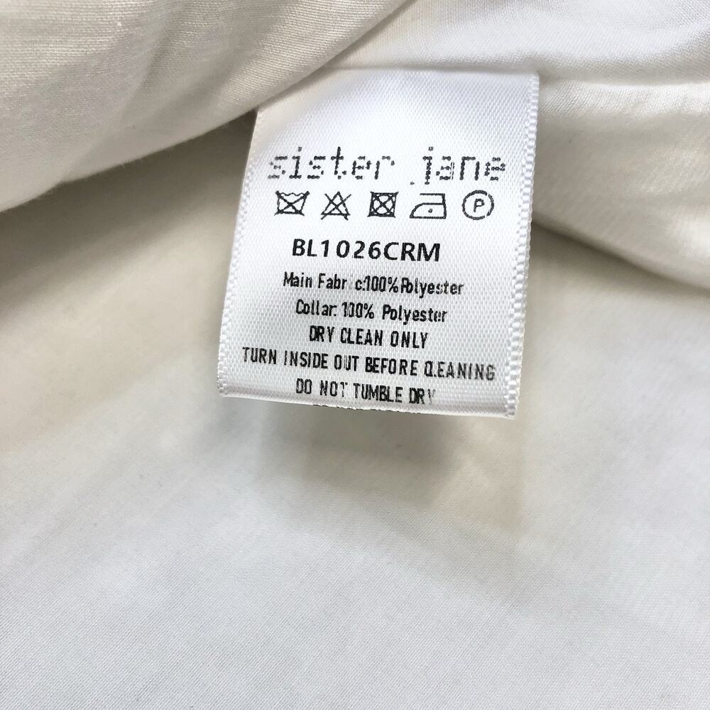 Sister Jane White Dress A Line Size Small Dream Back Bow Open Back Wedding - Picture 5 of 11